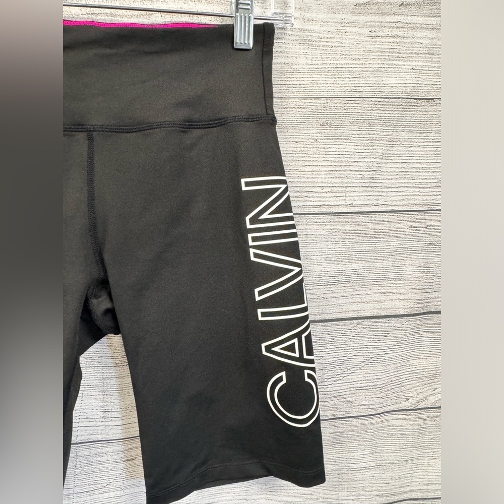 Calvin Klein Womens Outline-logo Bike Shorts Size Medium - Picture 5 of 6
